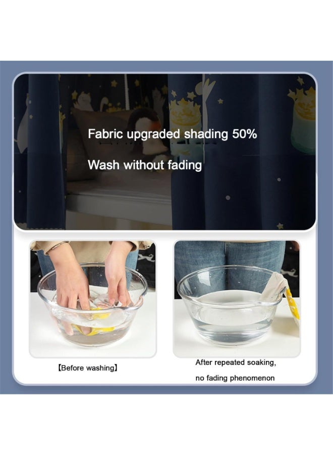 لينلي ستائر معتمة للسرير السفلي ذي الطابقين - Image 4